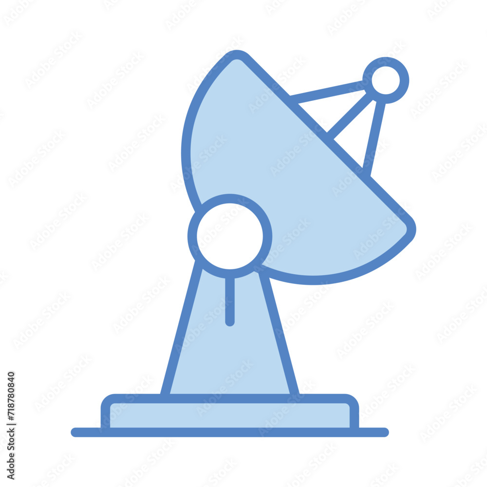Radar icon isolate white background vector stock illustration