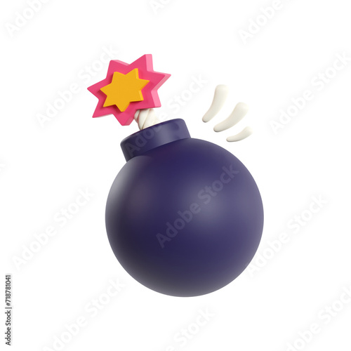 bomb 3d illustration