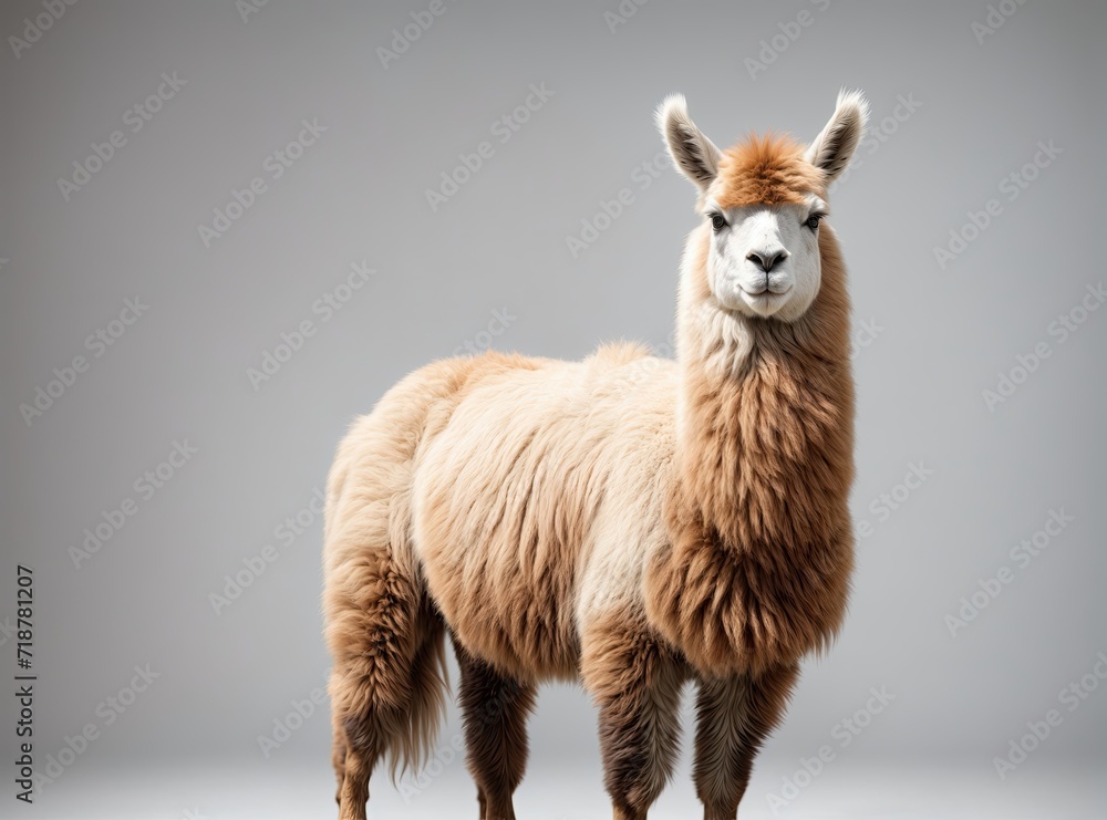 Fototapeta premium Studio Lama Glow on White