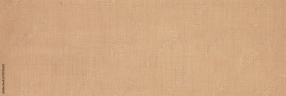 Fototapeta premium natural organic burlap background with texture, beige silk satin fabric texture, brown canvas texture