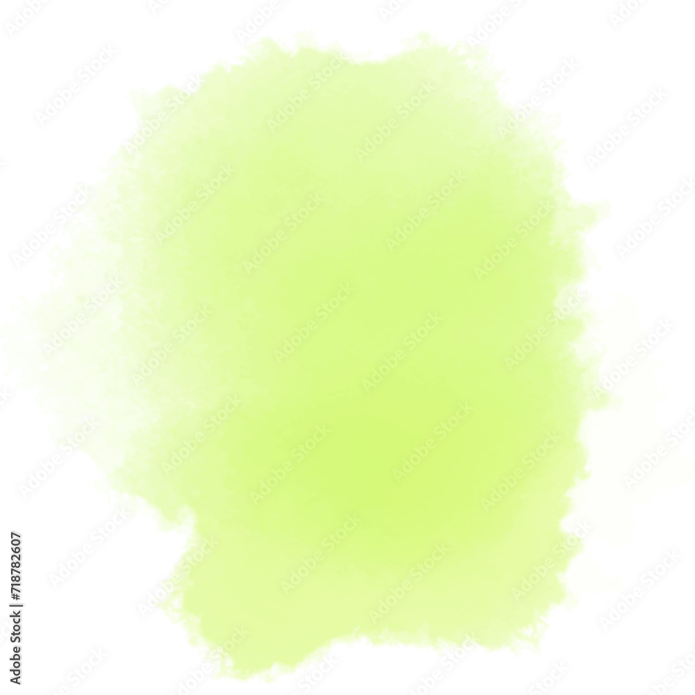 Obraz premium Lime Green Watercolor Splash