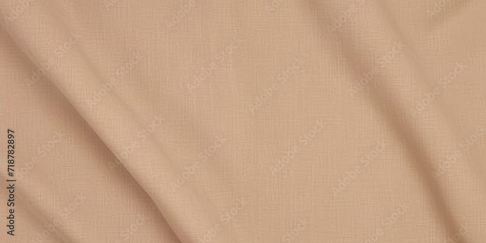 Fototapeta premium natural organic burlap background with texture, beige silk satin fabric texture, brown canvas texture
