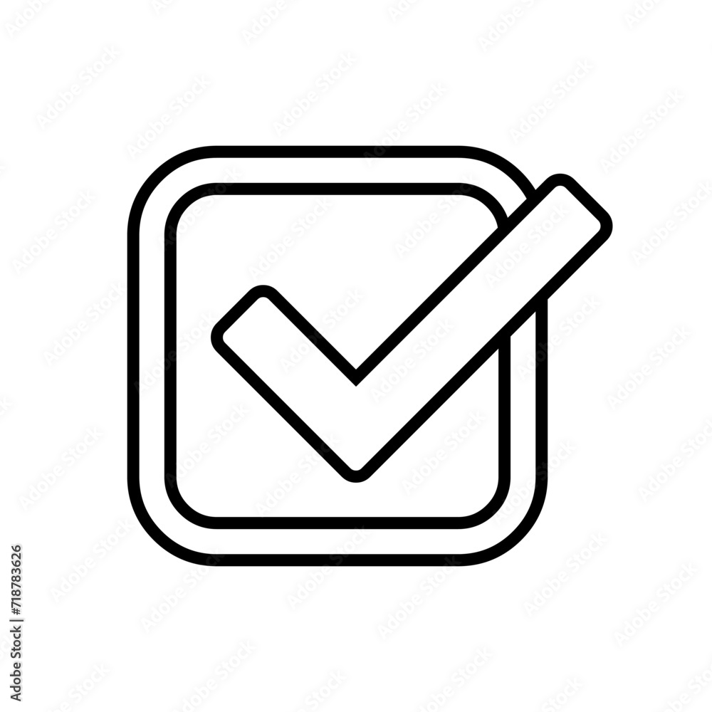 Check mark vector icon. Approval illustration symbol. ok sign or logo. Check mark vector icon. Approval illustration symbol. ok sign or logo.