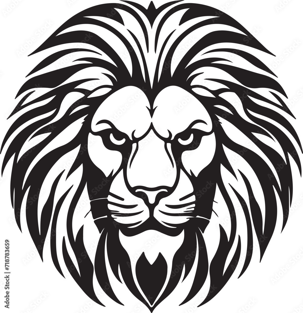 Obraz premium head of lion