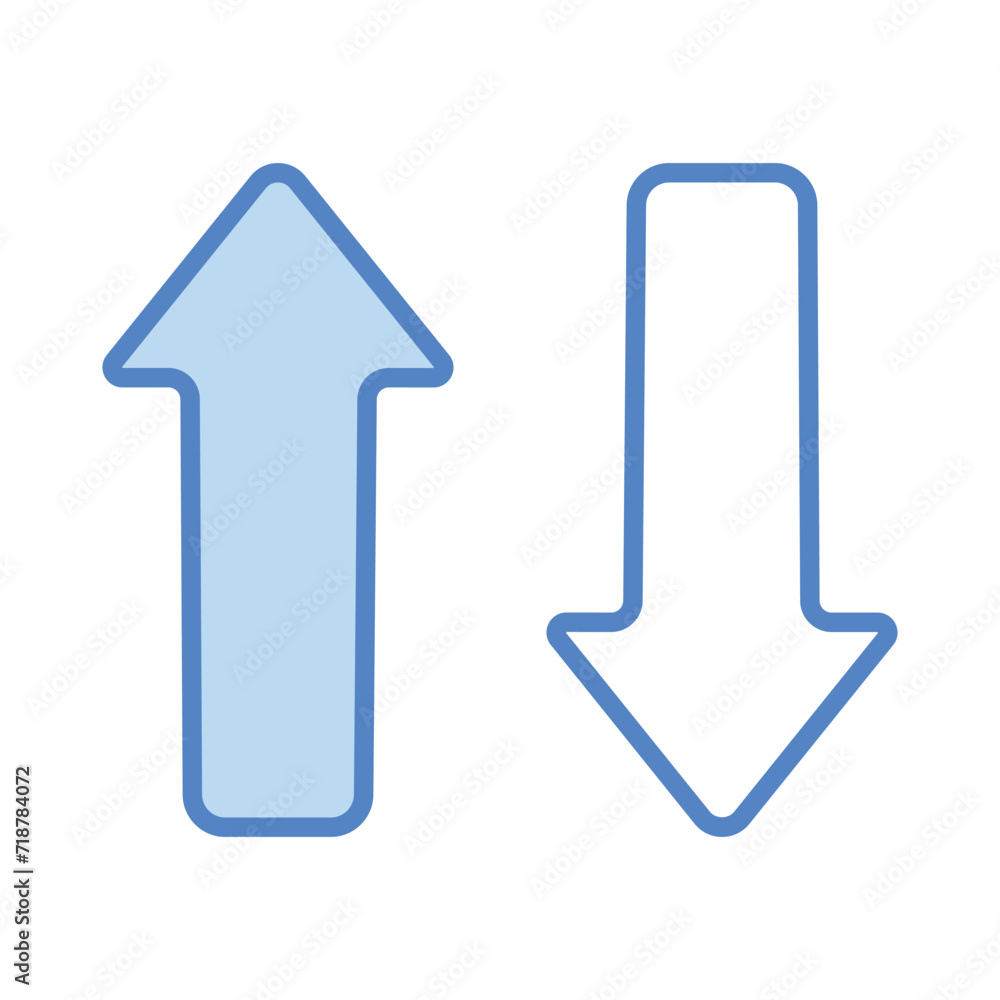 Direction icon isolate white background vector stock illustration Direction icon isolate white background vector stock illustration