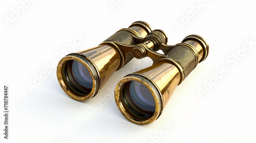 Theatrical golden binoculars