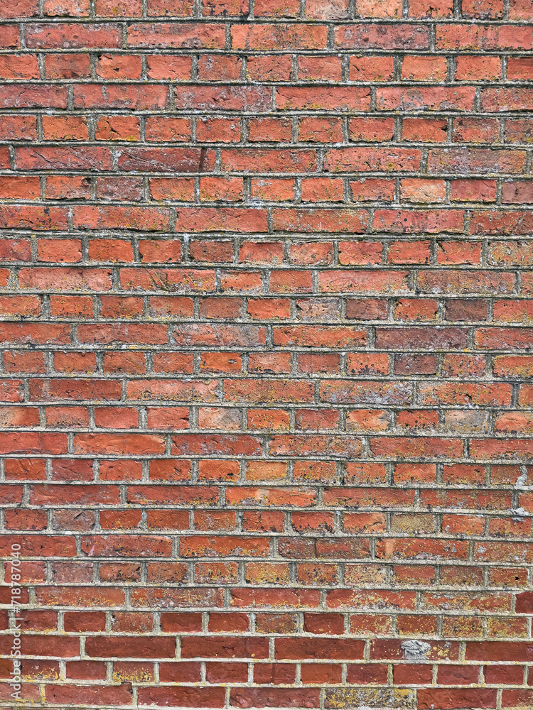 Naklejka premium red brick wall