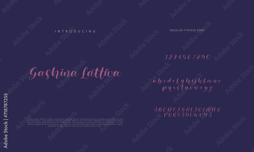 Signature Font Calligraphy Logotype Script Brush Font Type Font lettering handwritten
