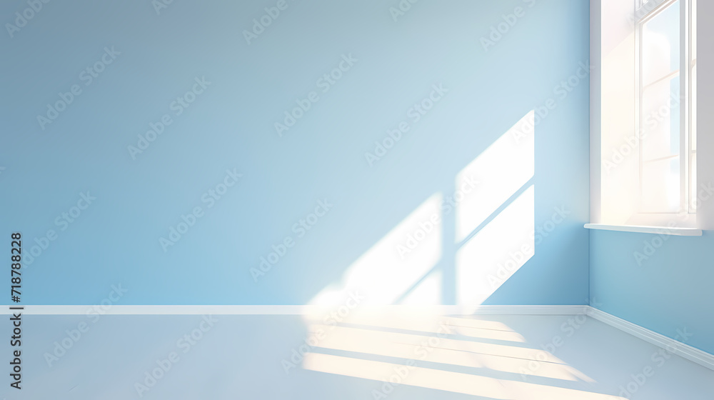 Fototapeta premium Empty room background, simple style interior design