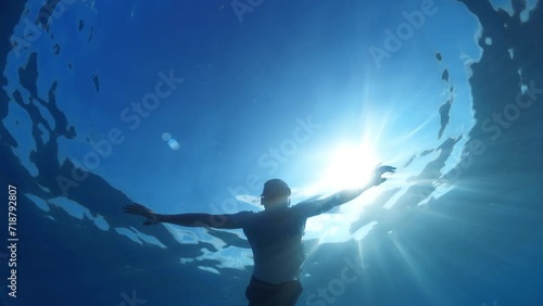 Wallpaper Mural Navy Seal Swim in the ocean  Torontodigital.ca