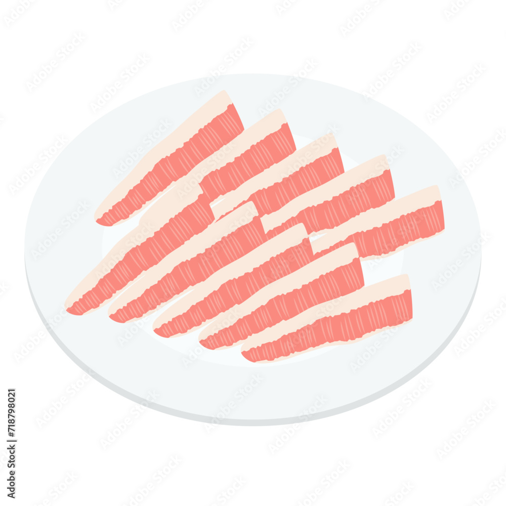 豚トロのイラスト