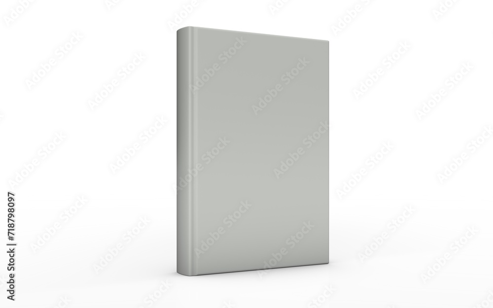 White book cover template - 3D rendering White book cover template - 3D rendering