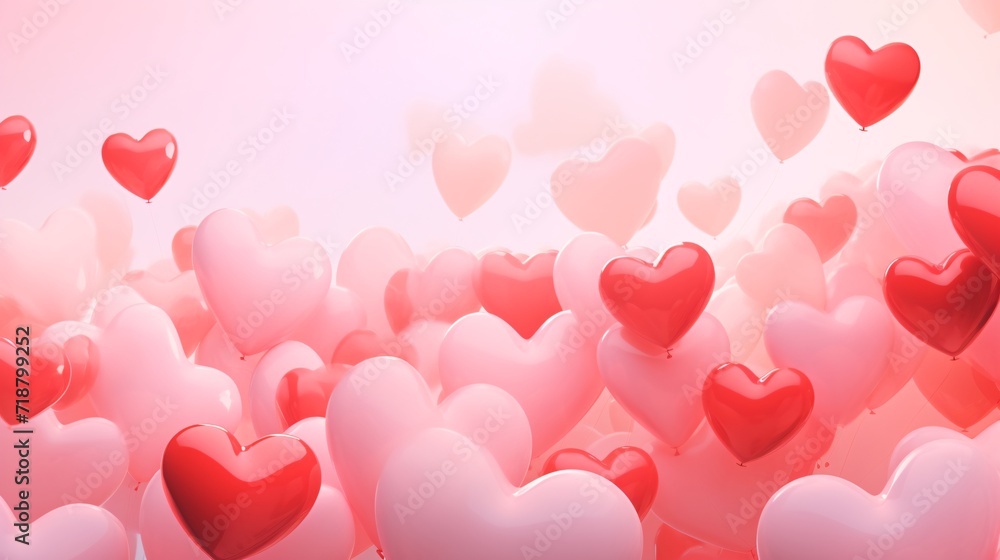 valentine's day background with red balloons valentine's day background with red balloons