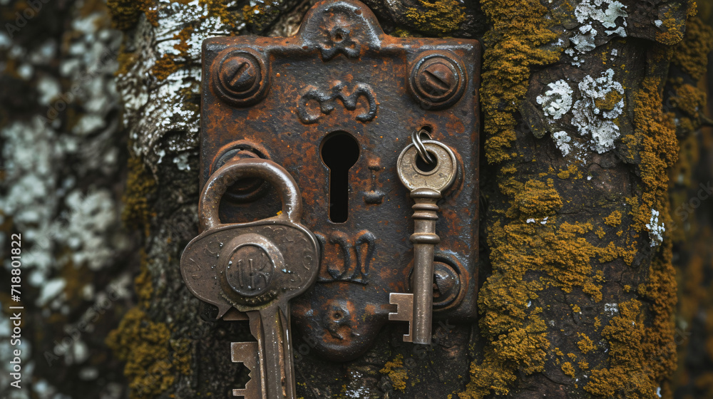 Antique keyhole