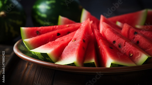 slice of watermelon photo