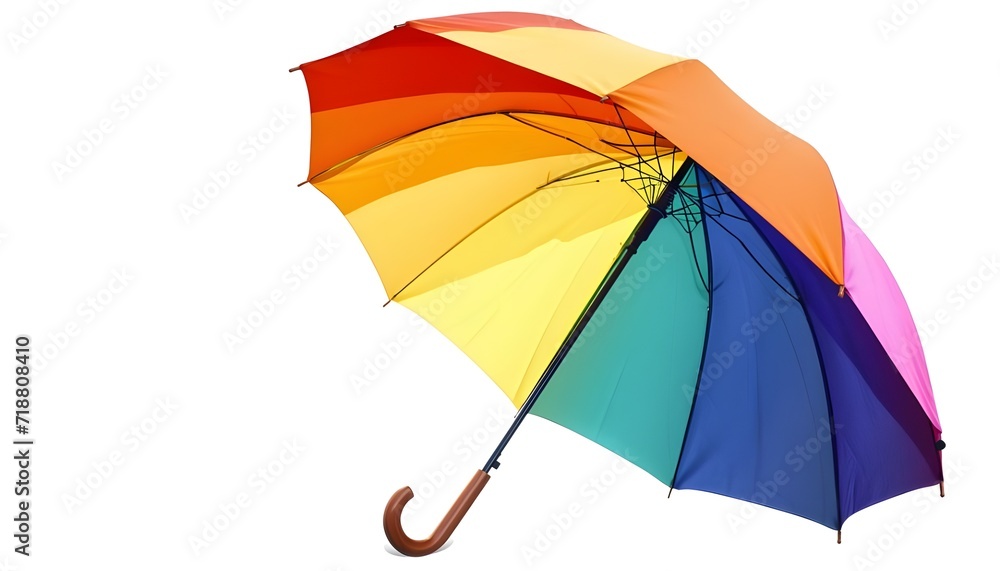Illustration of isolated an umbrella on white background