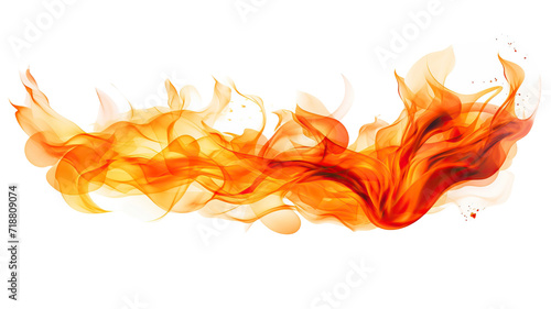 flames for decorating projects on a white background