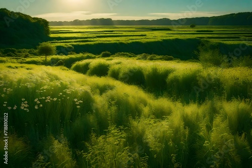 morning in the field