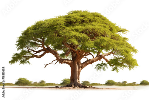 Tamarind Tree Isolated on Transparent Background