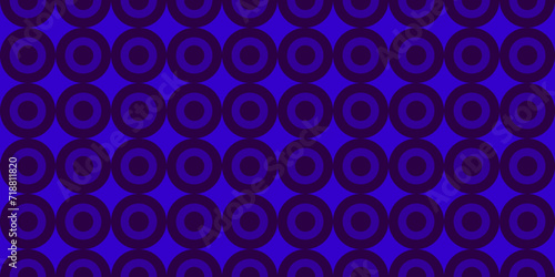 Abstract geometric seamless pattern. Circle Blue Purple ornament Modern stylish texture Trendy circle lines creative design. Round shapes geometric motif lux Fabric design textile swatch. fabric print