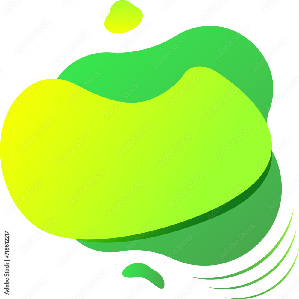 vector abstract fluid liquid elements with gradient neon colors, offer, speech bubble, yellow, green vector abstract fluid liquid elements with gradient neon colors, offer, speech bubble, yellow, green