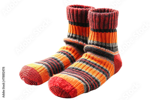 Thermal Socks Isolated on Transparent Background