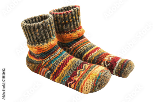 Thermal Socks Isolated on Transparent Background