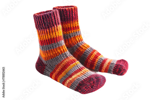 Thermal Socks Isolated on Transparent Background