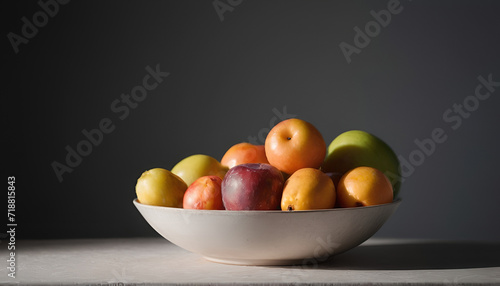 Portrait-date-fruits-on-the-bowl-with-light-exposure