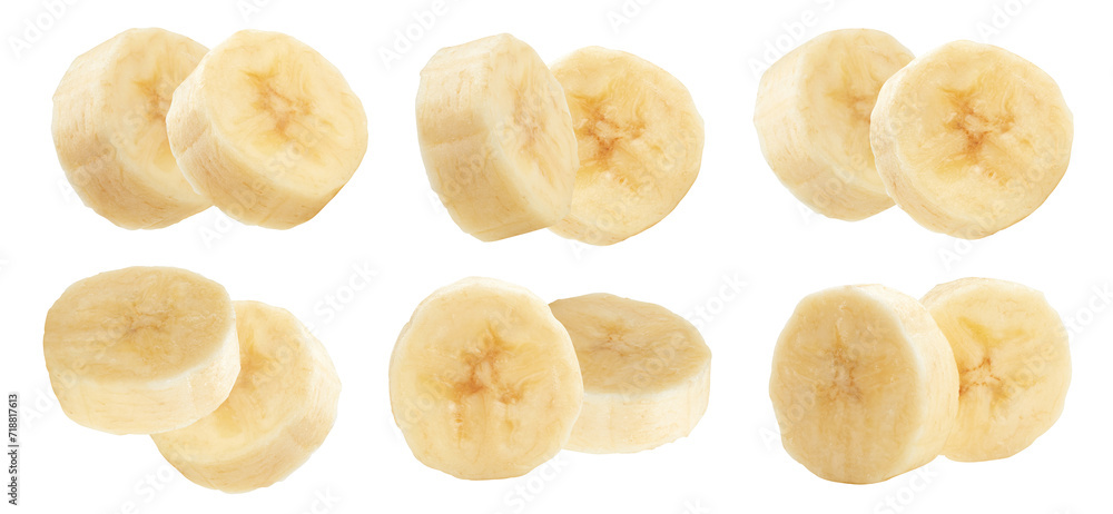 Isolated banana on white background Isolated banana on white background