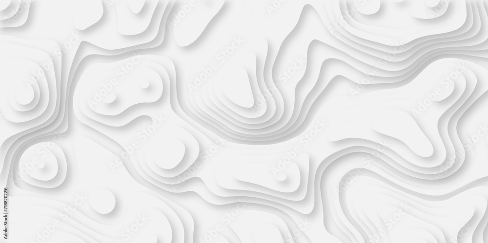 Black and white wave Seamless abstract white papercut background 3d realistic design use for ads banner and advertising print design vector. 3d topography relief. Vector topographic illustration. Black and white wave Seamless abstract white papercut background 3d realistic design use for ads banner and advertising print design vector. 3d topography relief. Vector topographic illustration.