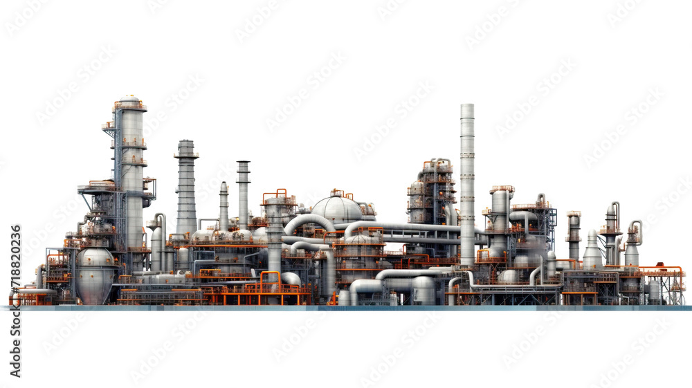 Factory. Isolated on white background. 3d illustration Factory. Isolated on white background. 3d illustration
