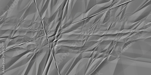 Black and gray ripped wrinkled crumpled paper background texture pattern overlay. wrinkled high resolution arts craft and Seamless white crumpled paper.