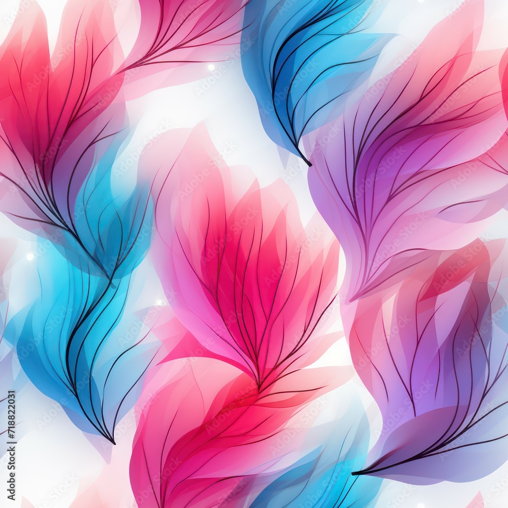 Seamless abstract floral Splash shapes decor pattern Seamless abstract floral Splash shapes decor pattern
