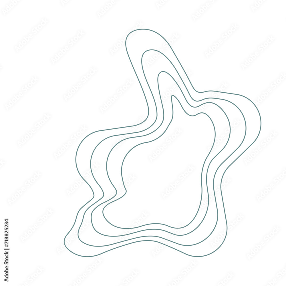 Fototapeta premium Russian Abstract Wireframe Elements