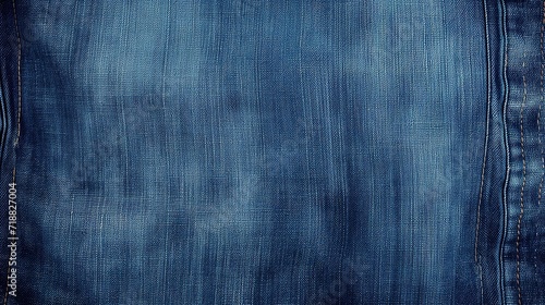 Blue jeans denim tissue texture background. Generative AI.