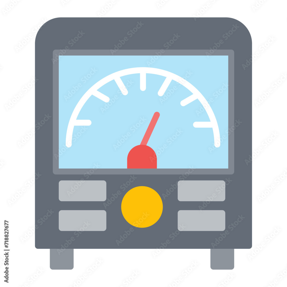 Ammeter icon vector image. Can be used for Electric Circuits. Ammeter icon vector image. Can be used for Electric Circuits.