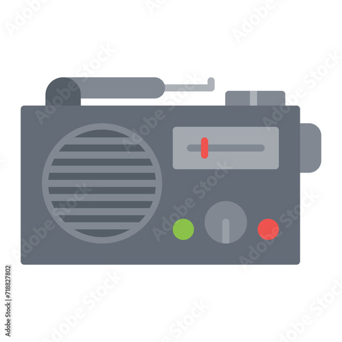 Radio icon vector image. Can be used for Electric Circuits.
