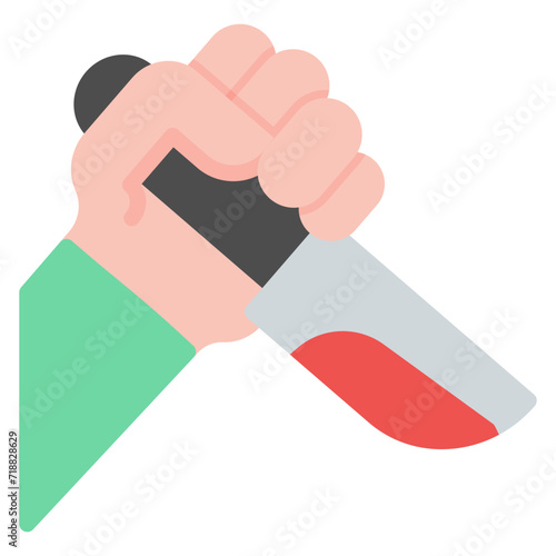 Killing icon vector image. Can be used for Prison.