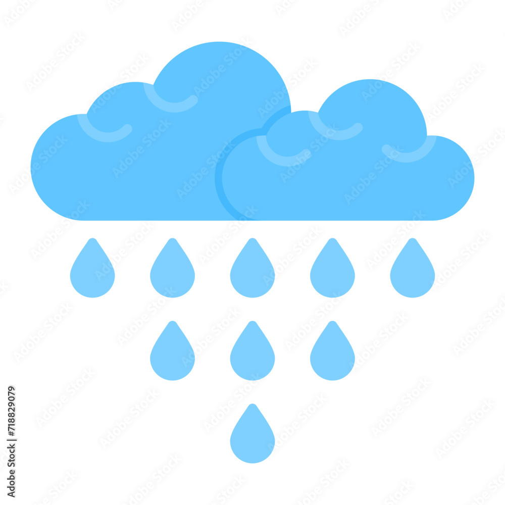 Monsoon Season icon vector image. Can be used for In The Wild. Monsoon Season icon vector image. Can be used for In The Wild.