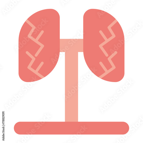 Lungs Of The World icon vector image. Can be used for In The Wild.