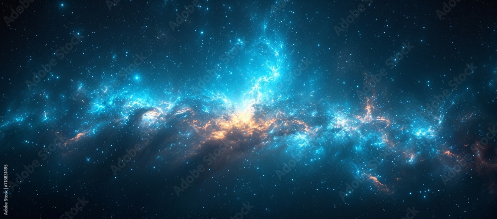 Galaxy Glow: A Celestial Night Sky Generative AI Galaxy Glow: A Celestial Night Sky Generative AI