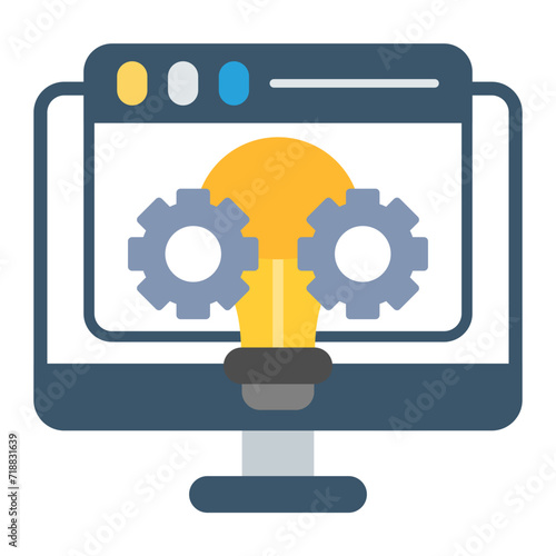 Solution icon vector image. Can be used for Web Hosting.