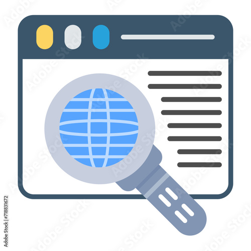 Seo icon vector image. Can be used for Web Hosting.