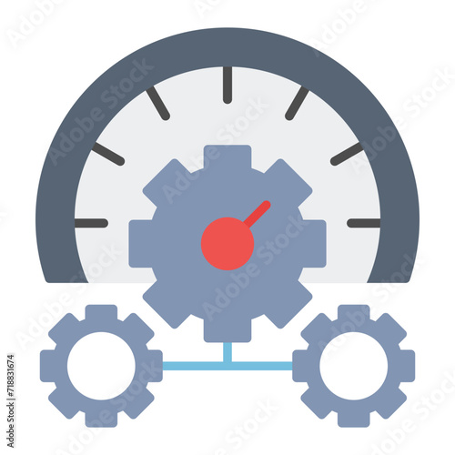 Optimization icon vector image. Can be used for Web Hosting.