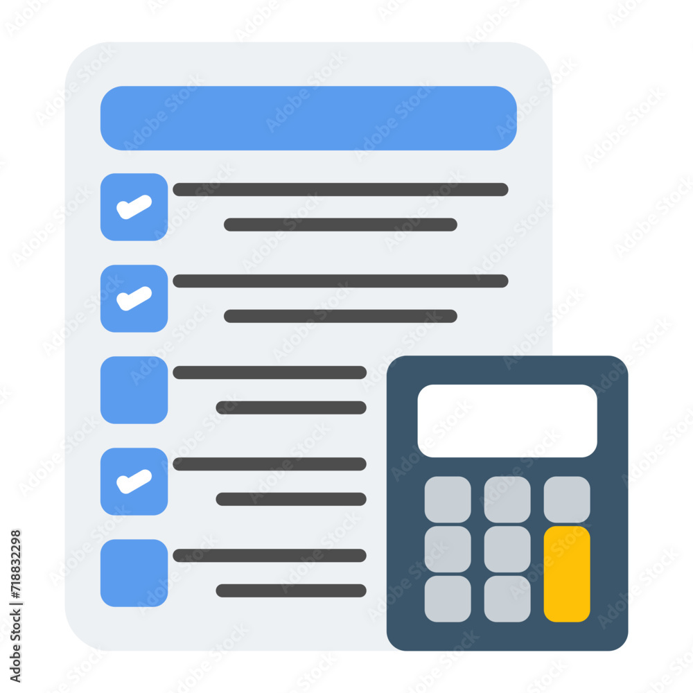 Accounting icon vector image. Can be used for Business Management.