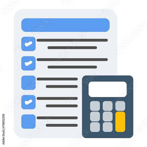 Accounting icon vector image. Can be used for Business Management.