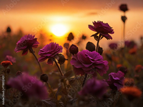 sunset serenity in bloom © PREM