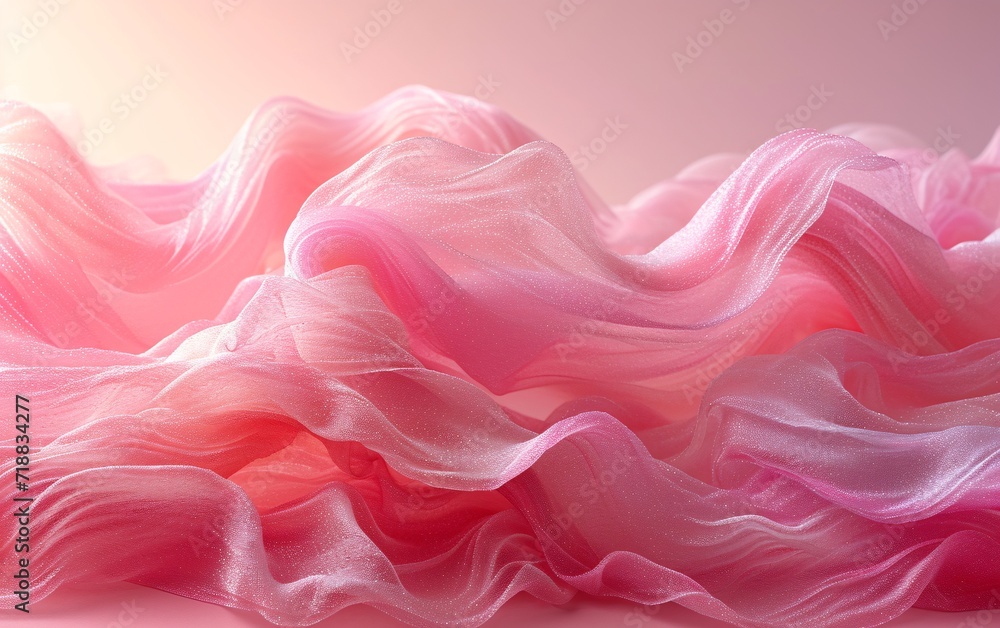 Pink Waves Generative AI