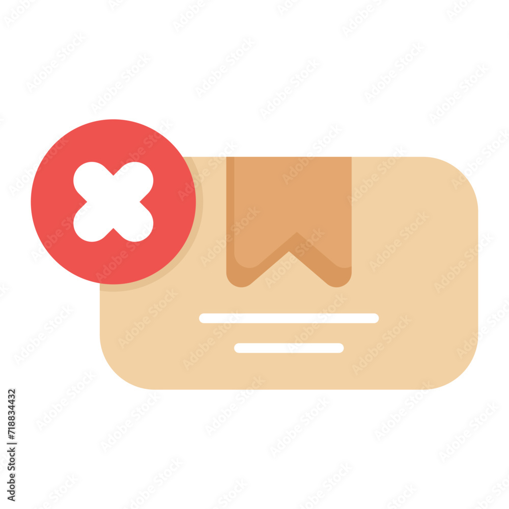 Cancellation icon vector image. Can be used for Web Store.